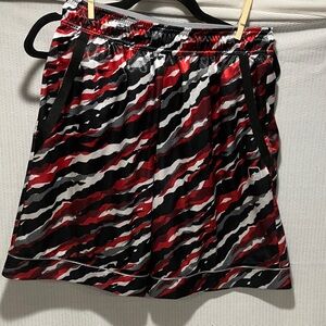 And1 Red and Black Patterned Men’s shorts
